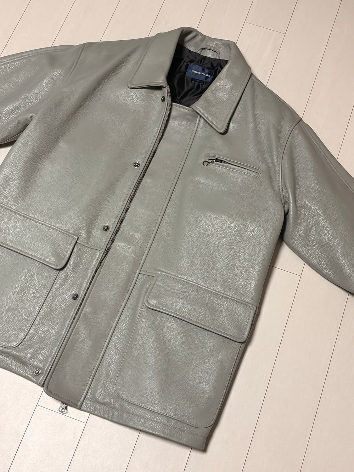 디스이즈네버댓 가죽 카코트 m 상품이미지1