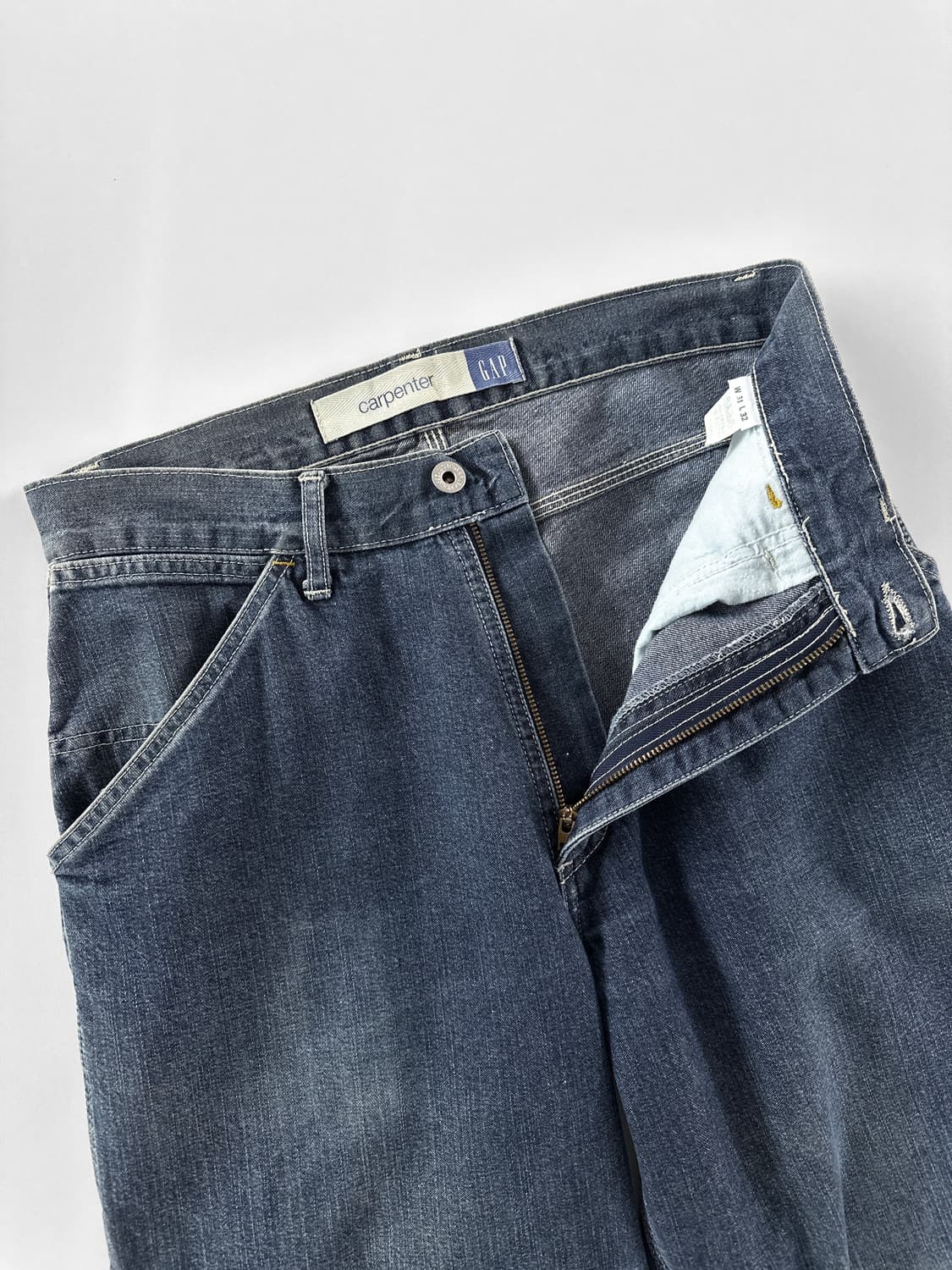 00s 빈티지 갭 카펜터 데님 팬츠 상품이미지4