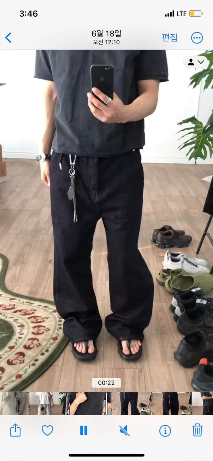 커브드플레어데님 L 상품이미지2