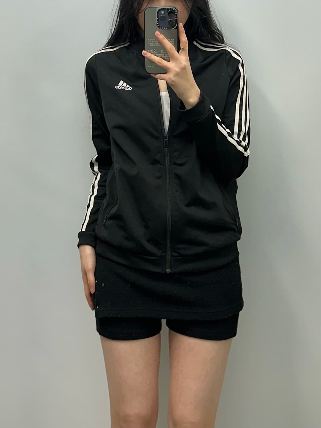 아디다스 블랙 사이드라인 트랙 져지 상품이미지1