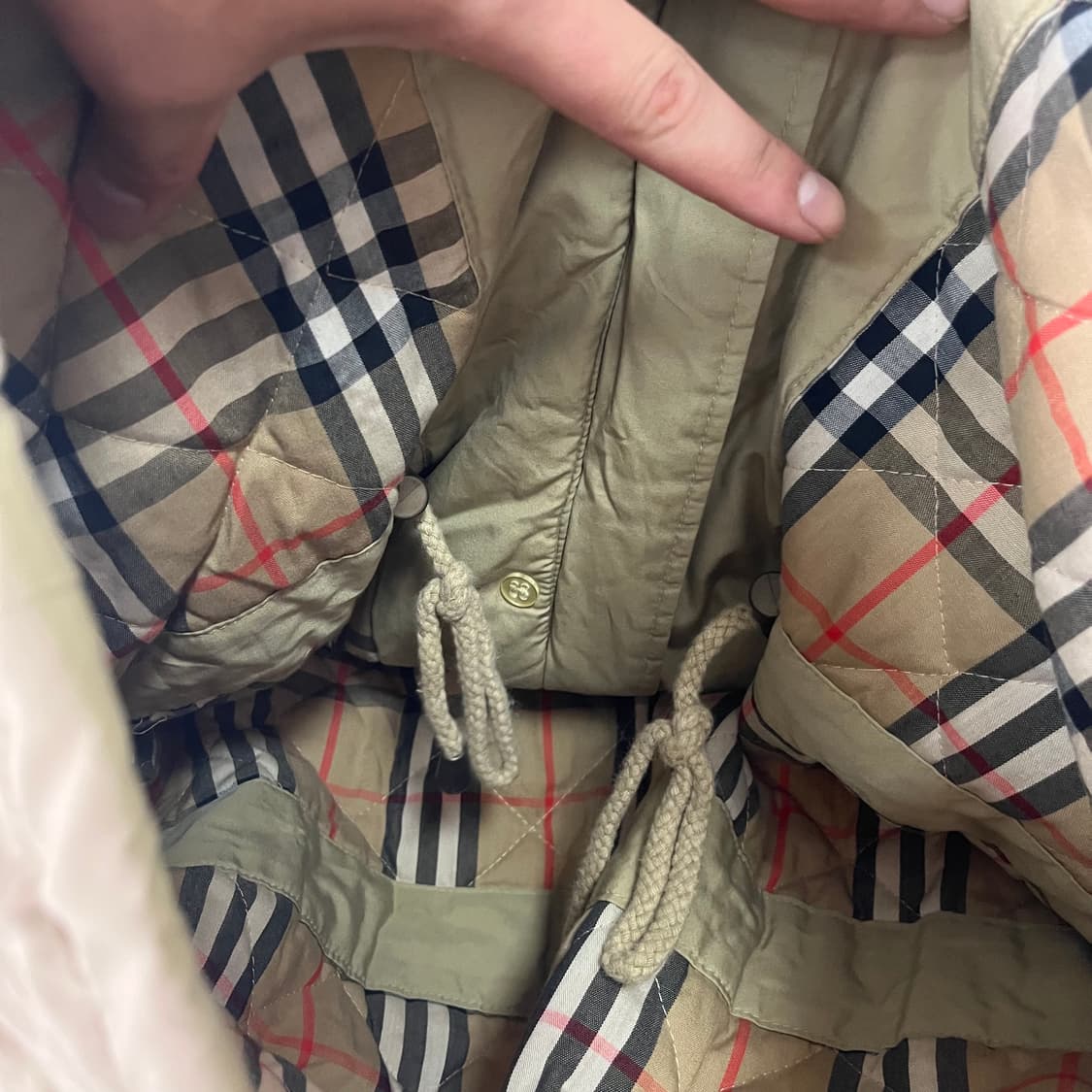 100 버버리 사파리 누빔 코트 자켓 상품이미지7