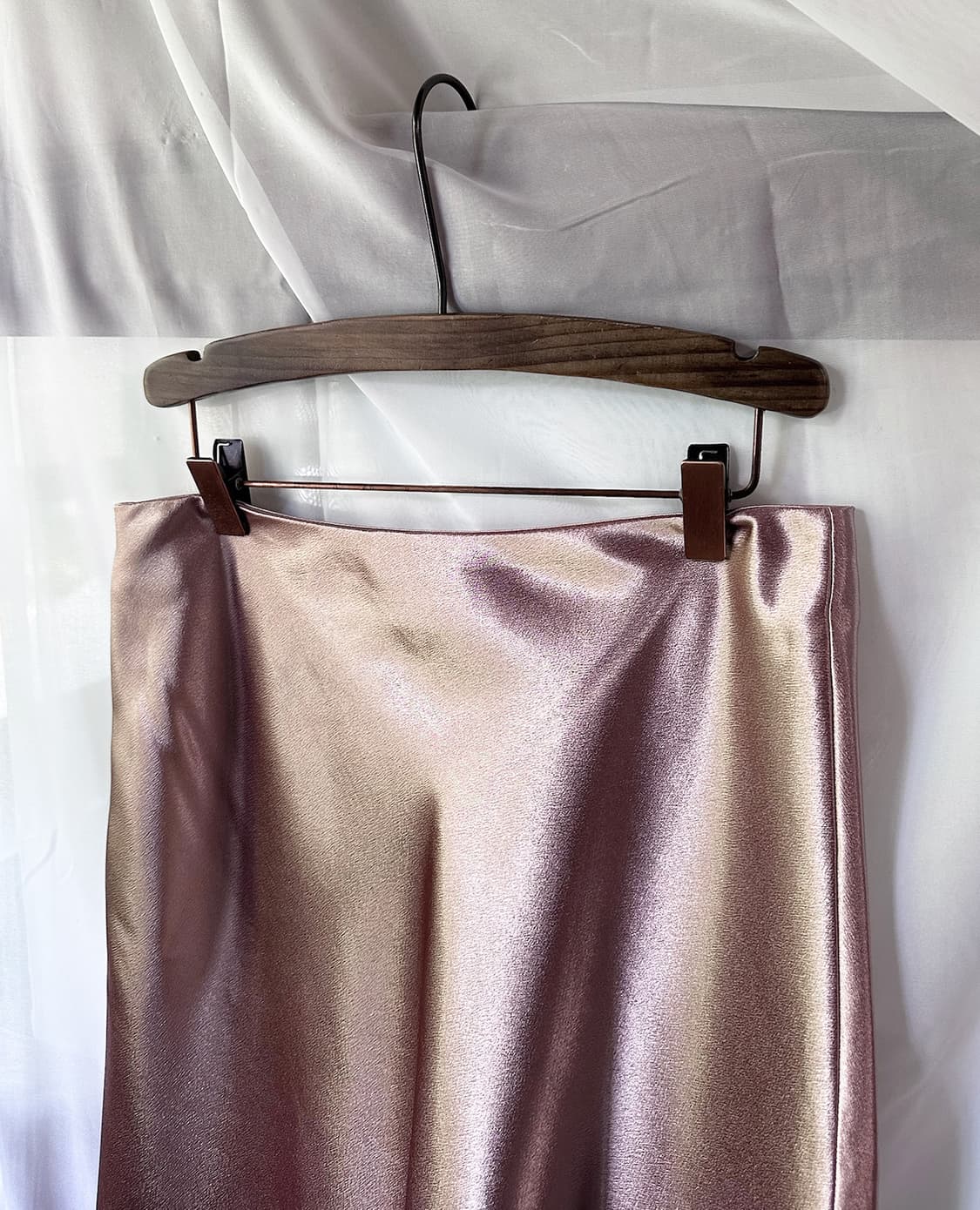 pink satin skirt 상품이미지7