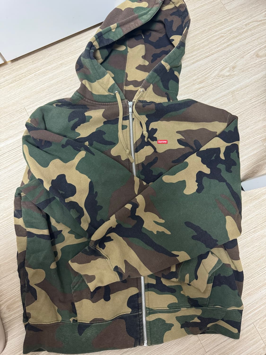 슈프림 스몰 박스 집업 후드 카모 24fw [L] 상품이미지2