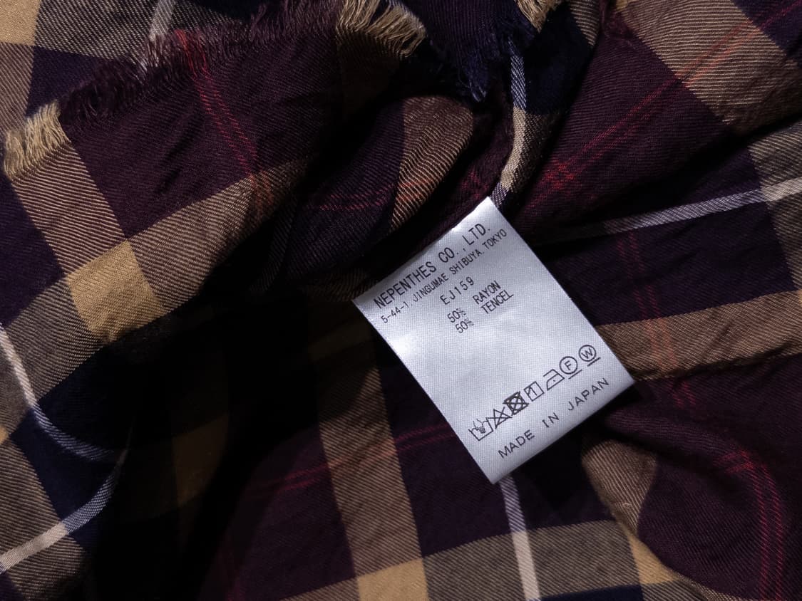 Needles Cut-Off Bottom Classic Shirt  상품이미지5