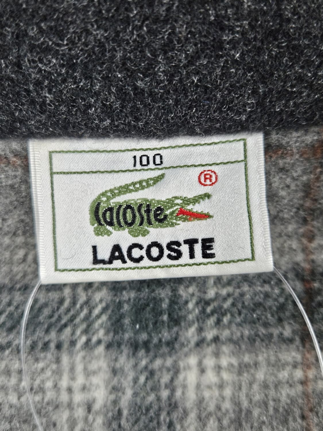90's 라코스테 울 플란넬 블루종 자켓 ( 100 ) / 10115 상품이미지9