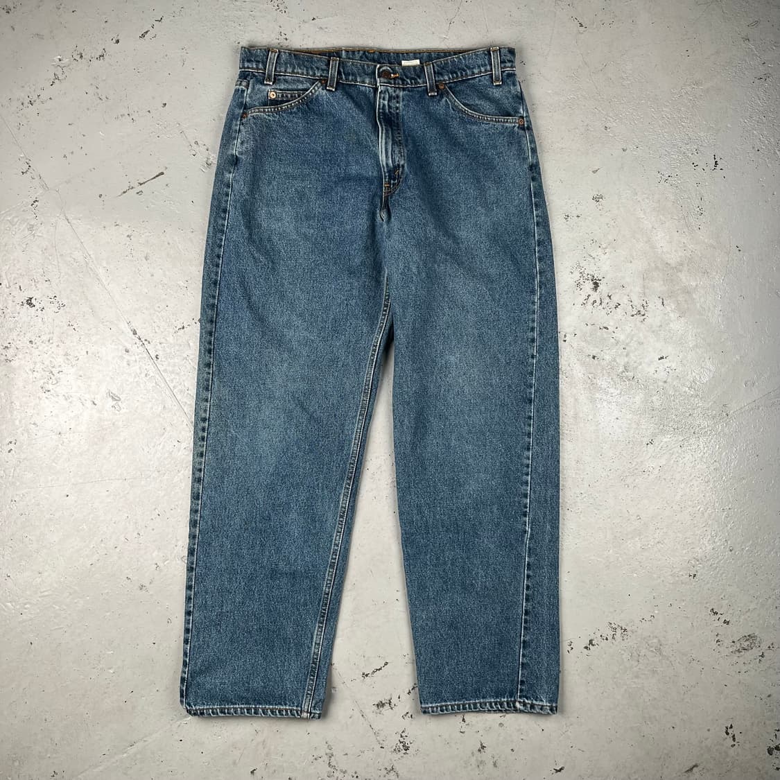 빈티지 리바이스 565 루즈핏 와이드 레그 데님 진청 상품이미지2