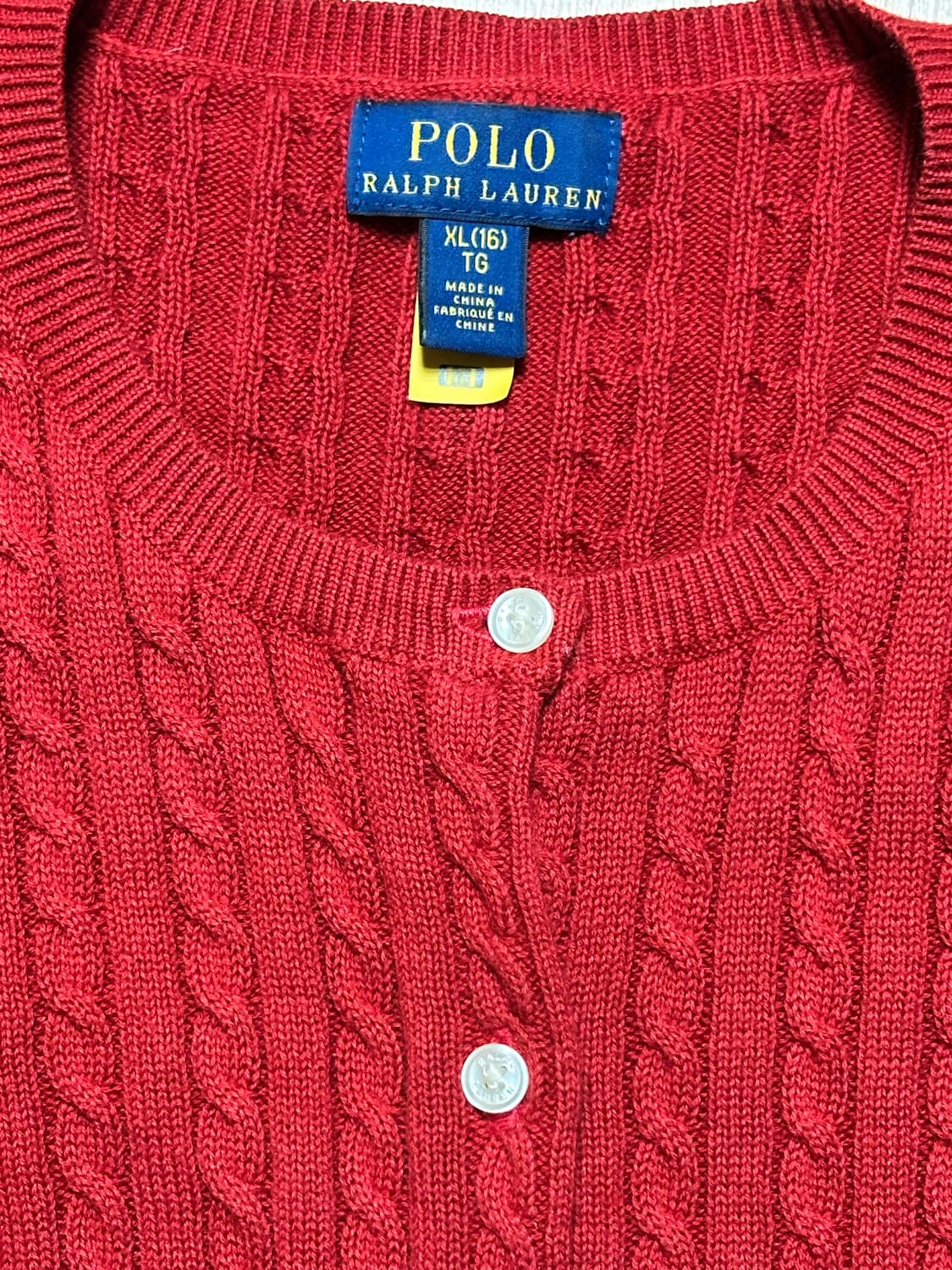 폴로랄프로렌 꽈베기 가디건 상품이미지2