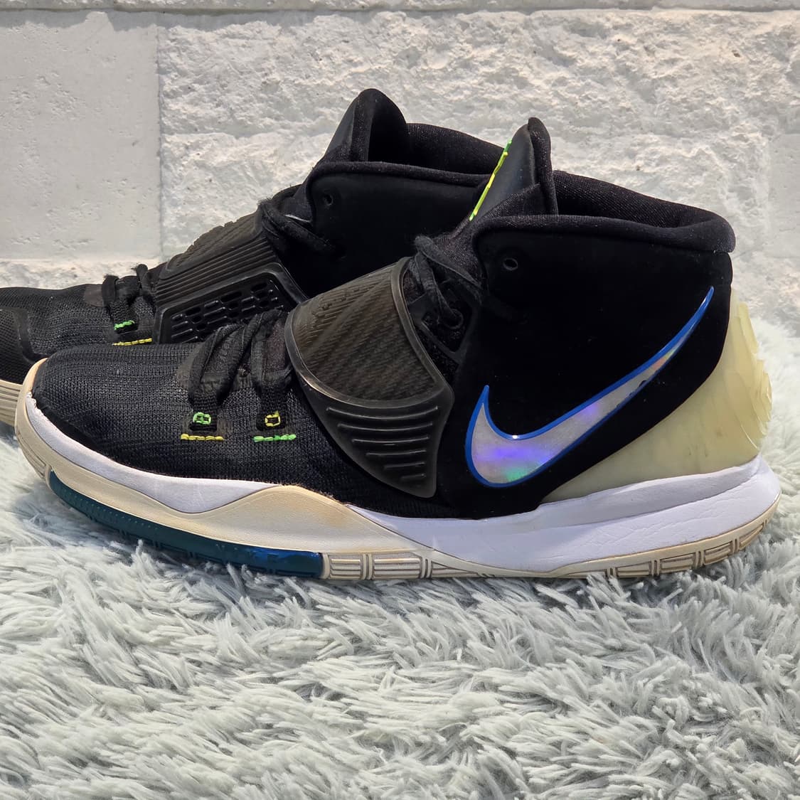 5a-11:나이키 카이리 6 블랙 블루 글로우(245) 상품이미지2