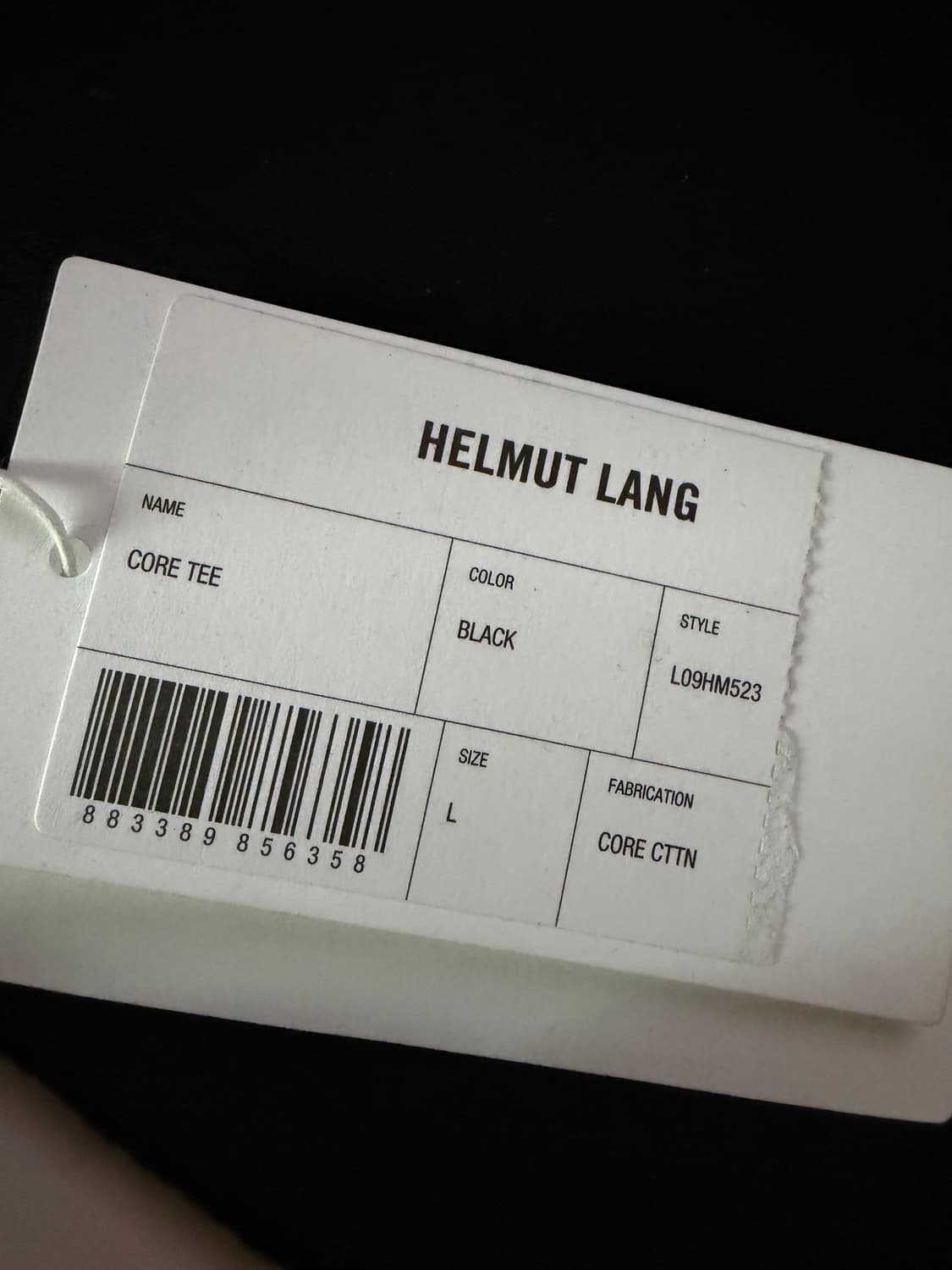 (L) Helmut lang core tee 상품이미지2