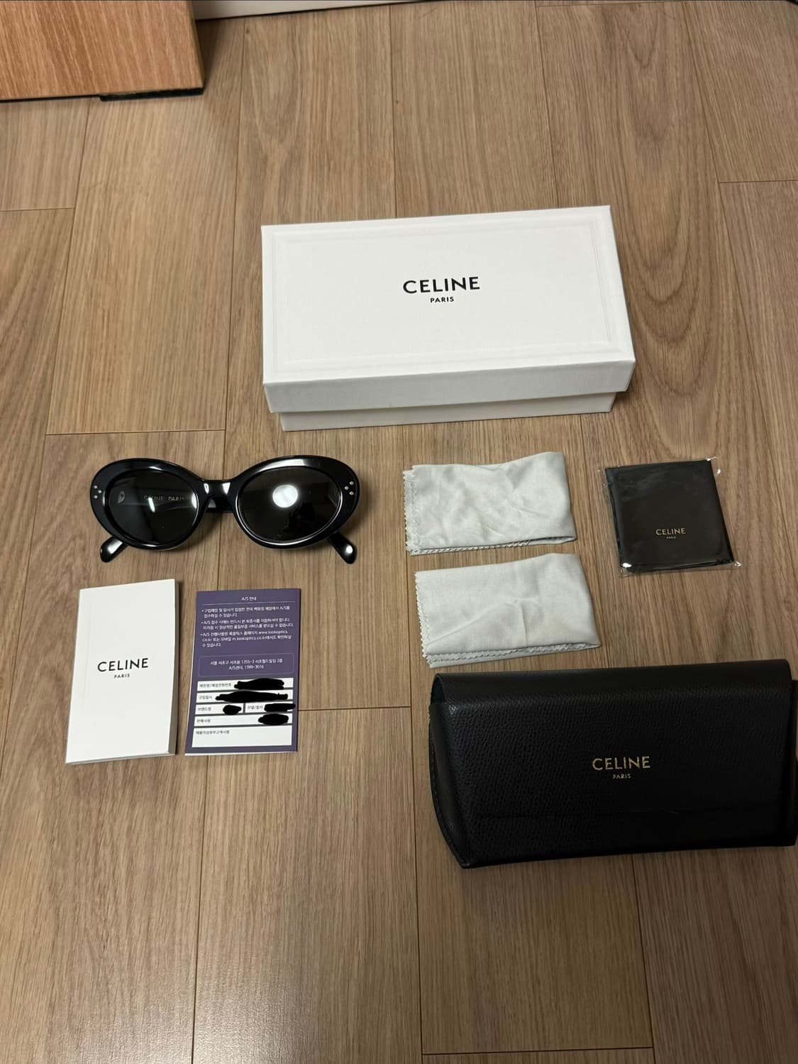 셀린느 선글라스 _ 캣 아이 S193 선글라스 - 아세테이트 상품이미지2