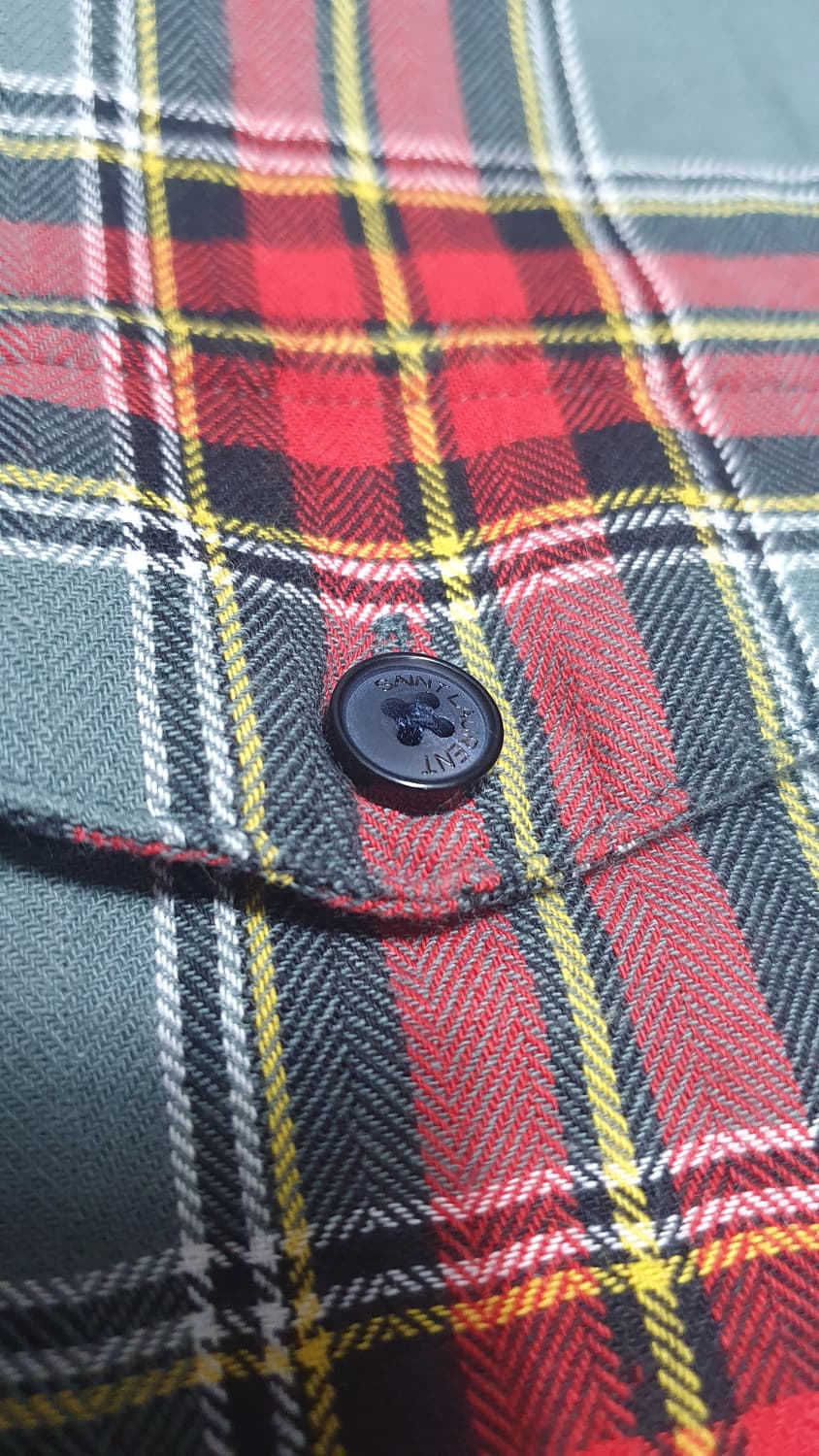 생로랑 체크셔츠 상품이미지5