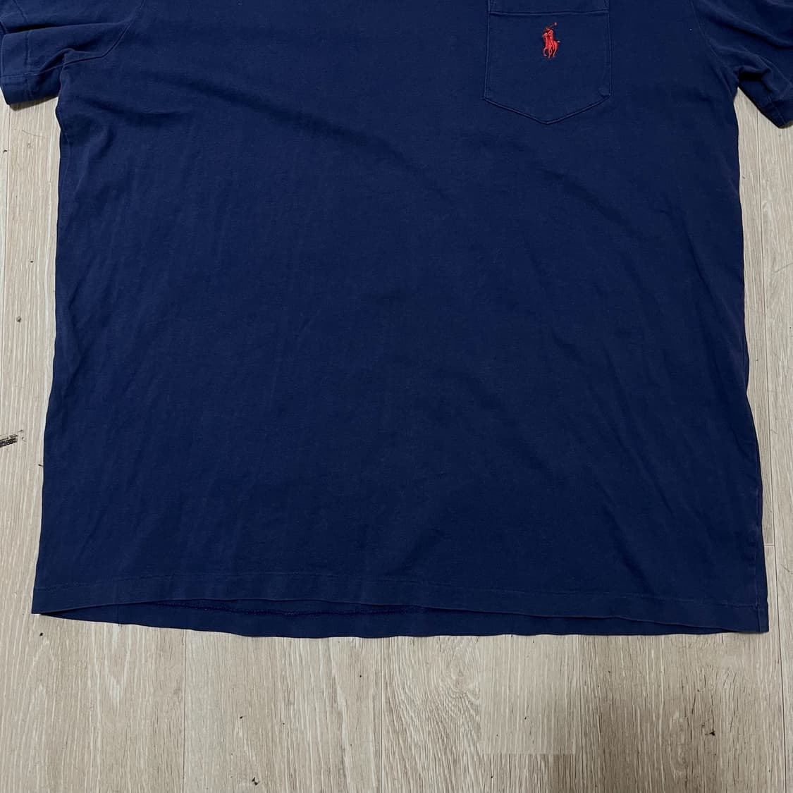 폴로 랄프로렌 스몰포니 로고 포켓 반팔 티셔츠 [네이비] L/100 상품이미지3