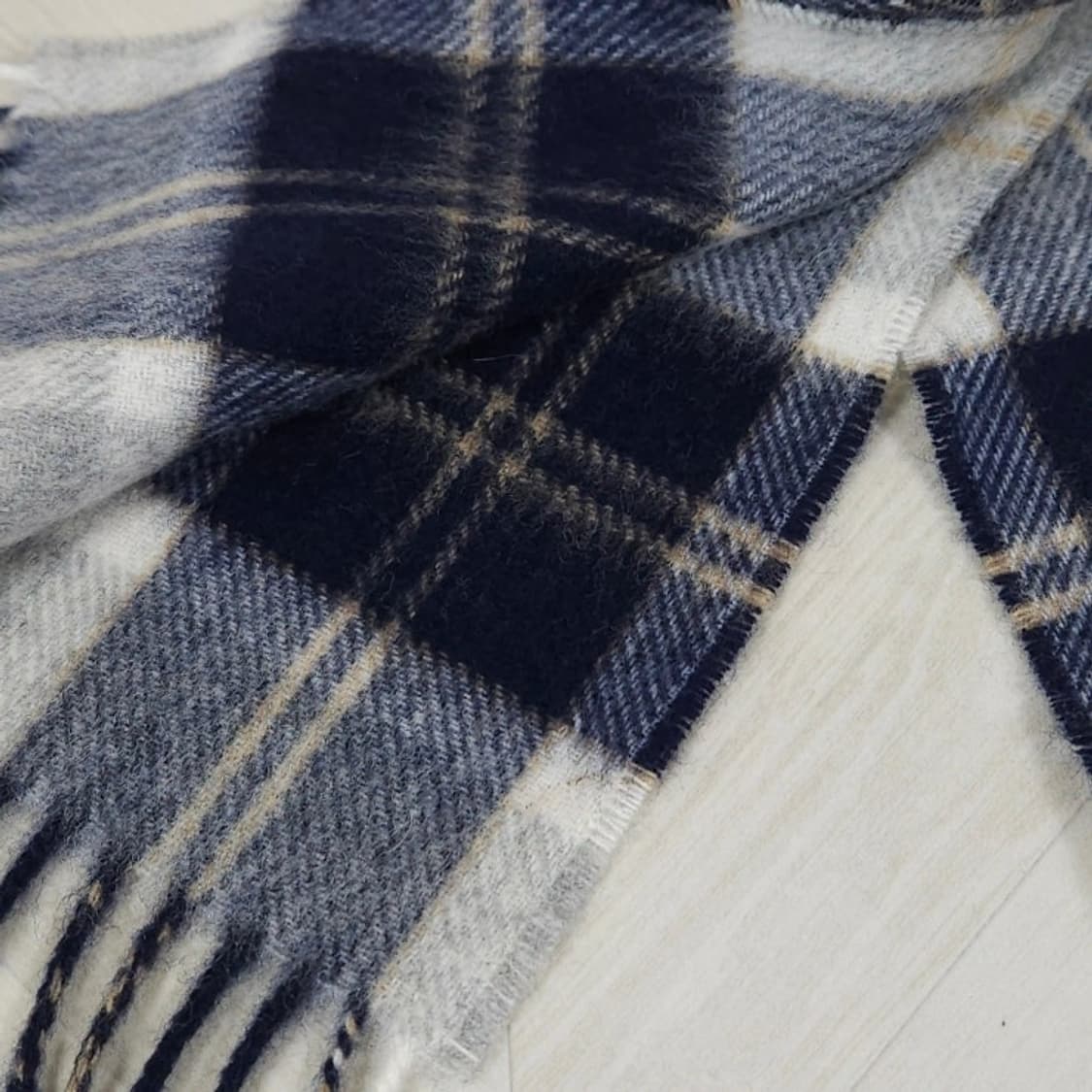 아브라함문 문트레이드 메리노울 체크 머플러 상품이미지2