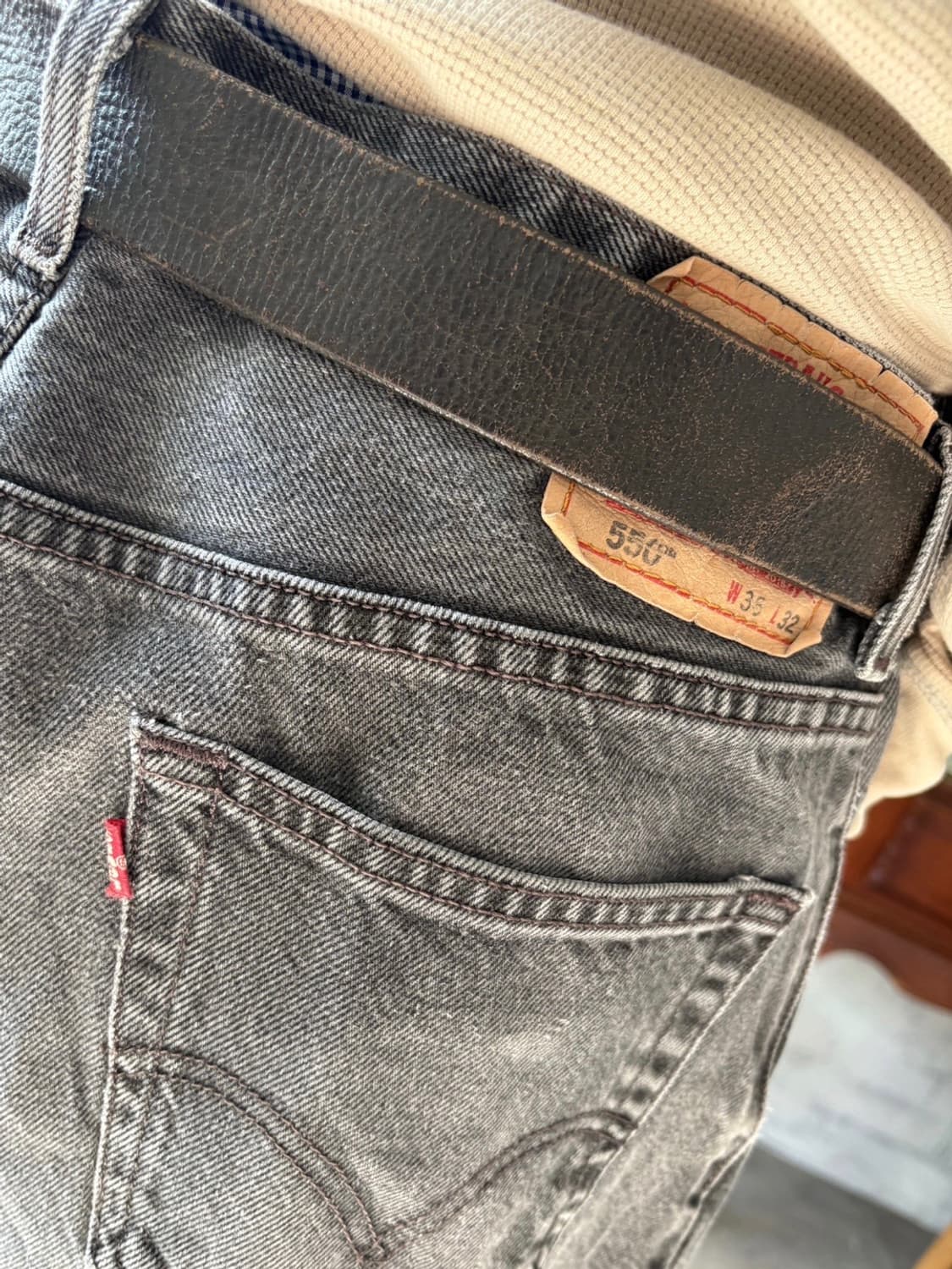 리바이스 00's 550 흑청 상품이미지4