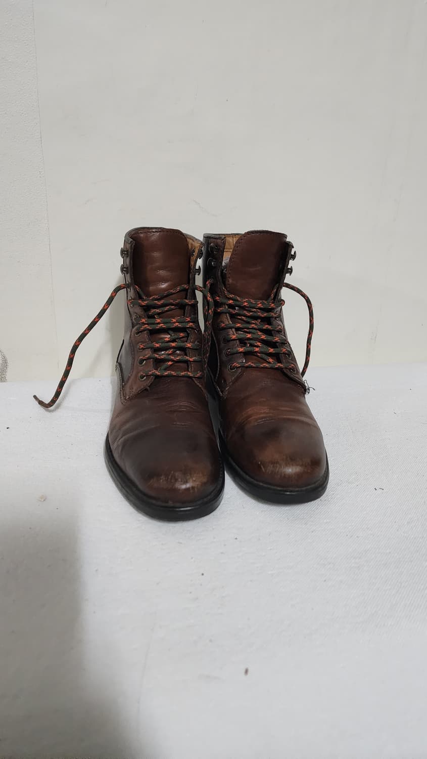 자라 빈티지 가죽 워커 부츠 상품이미지2