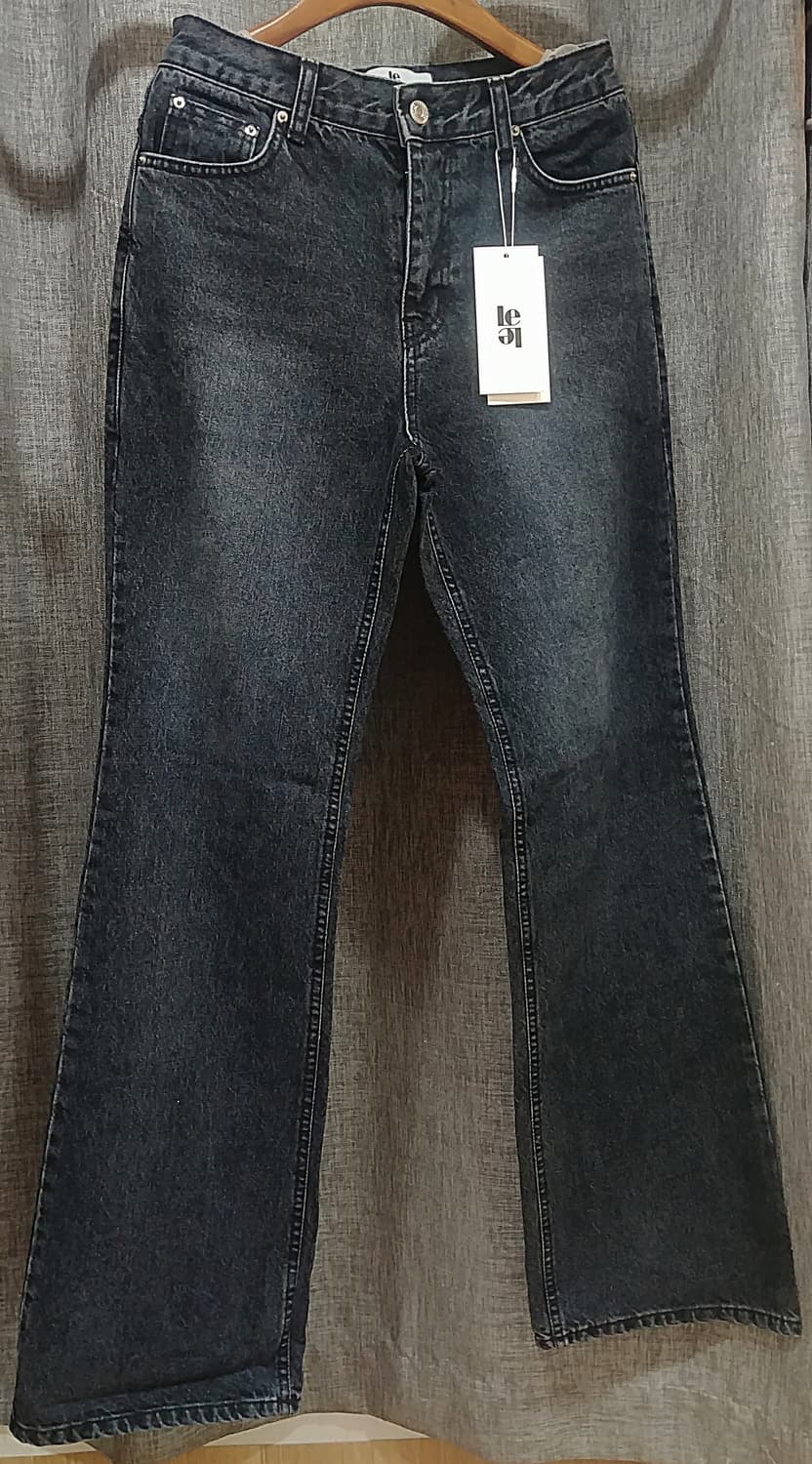 Le 르 vintage black semi bootcut denim/S 상품이미지2