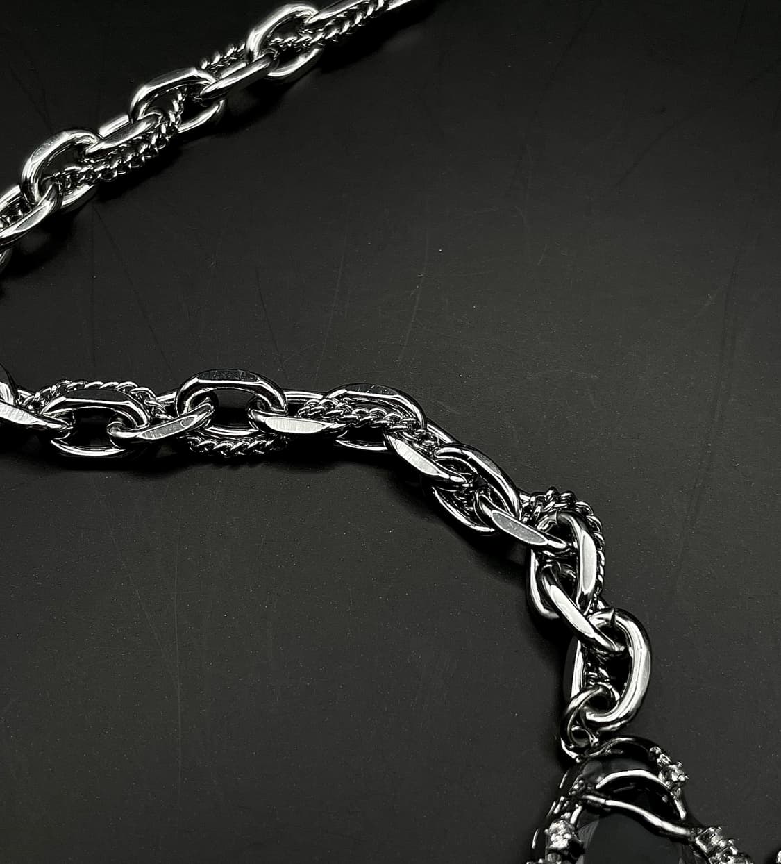 pcr053 Black heart necklace 상품이미지7