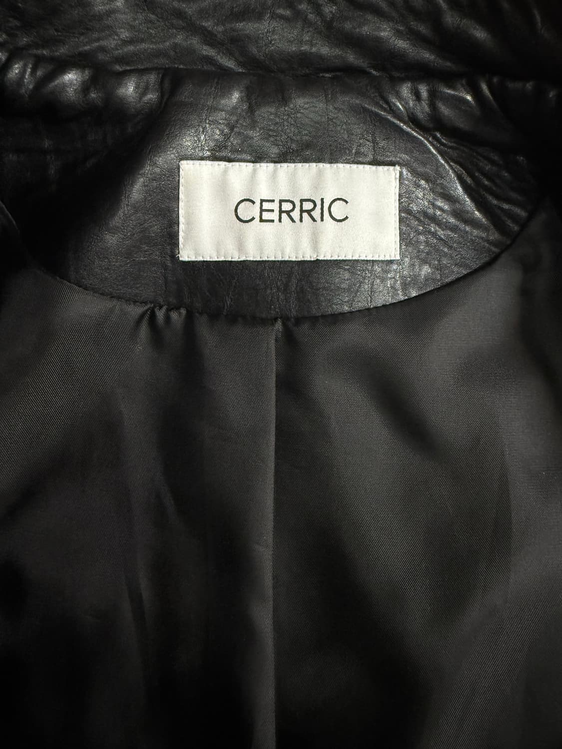 세릭 가죽자켓 블랙 컬러 상품이미지3