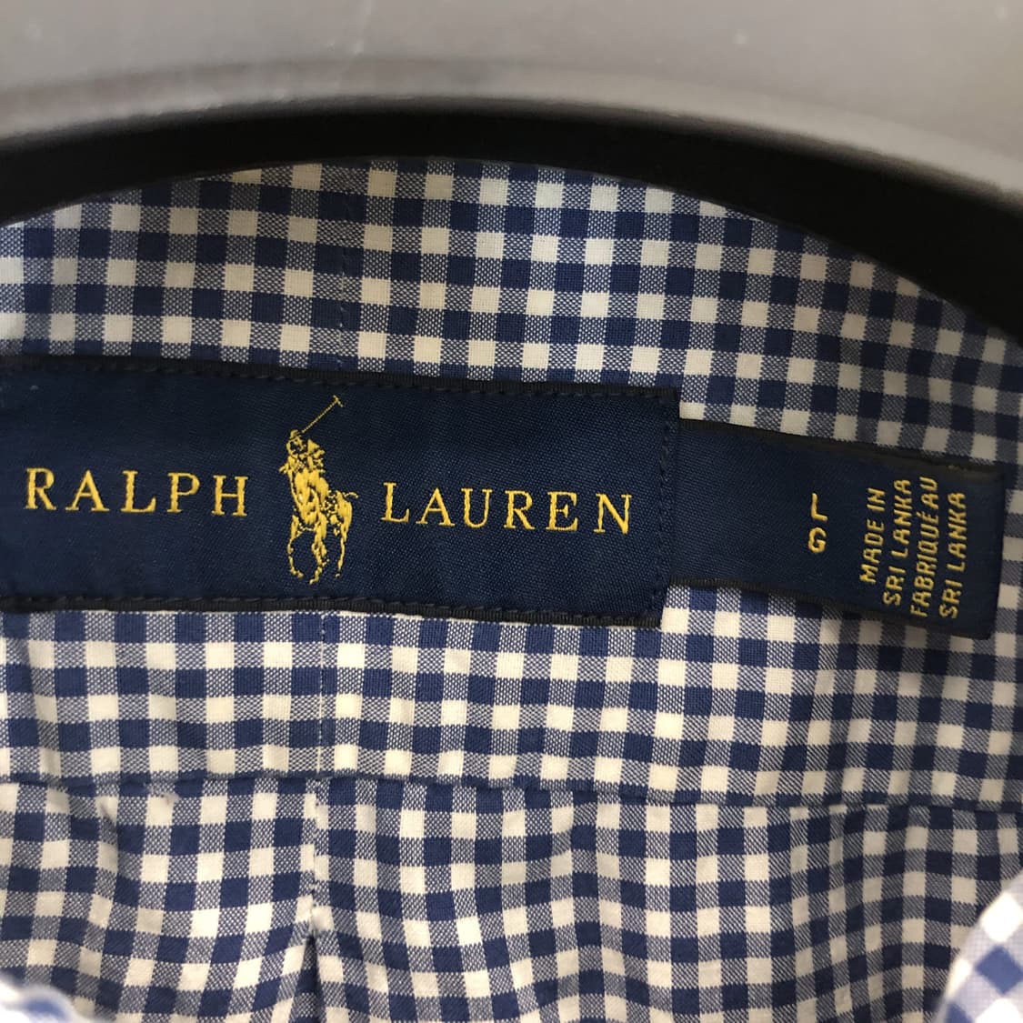 폴로 랄프로렌 상위라인 깅엄셔츠 105 상품이미지5