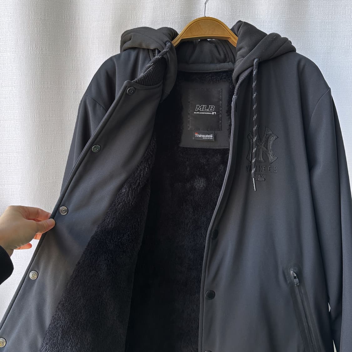 MLB 엠엘비 뉴욕양키스 신슐레이트 야구점퍼 블랙 95 상품이미지6