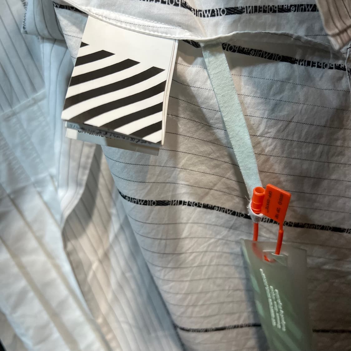 [38] OFF WHITE 오프화이트 핀스트라이프 셔츠 원피스 상품이미지8