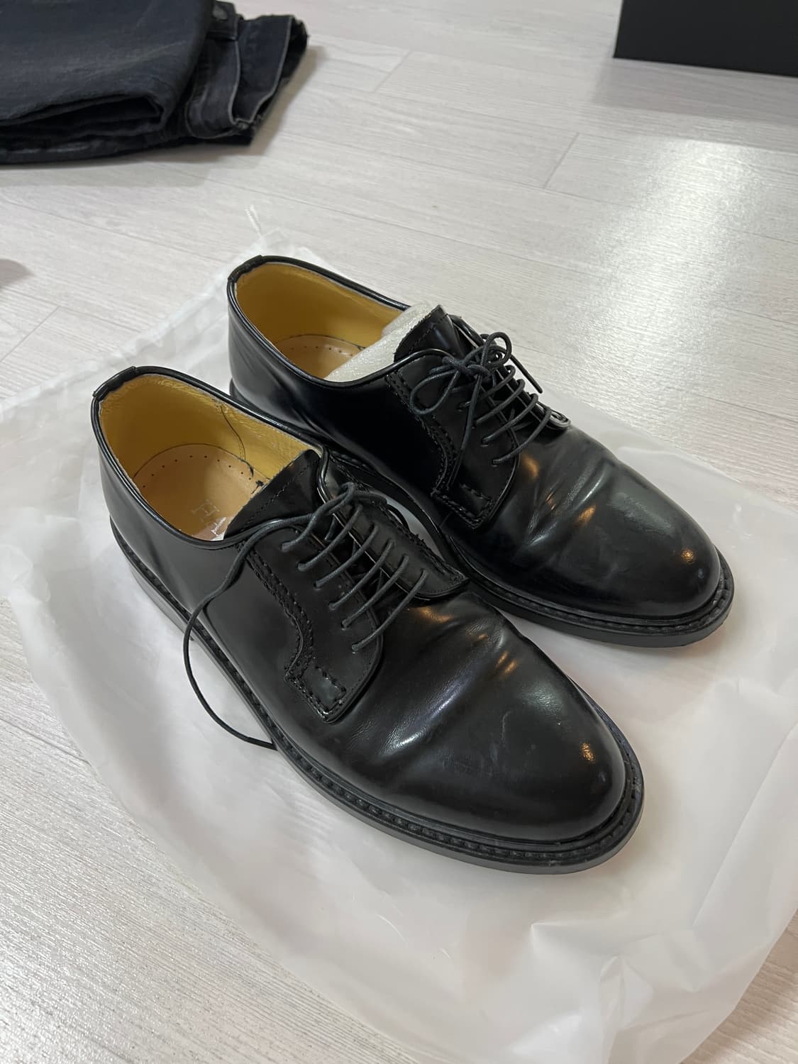 하루타 더비슈즈 711 블랙 250사이즈 상품이미지4