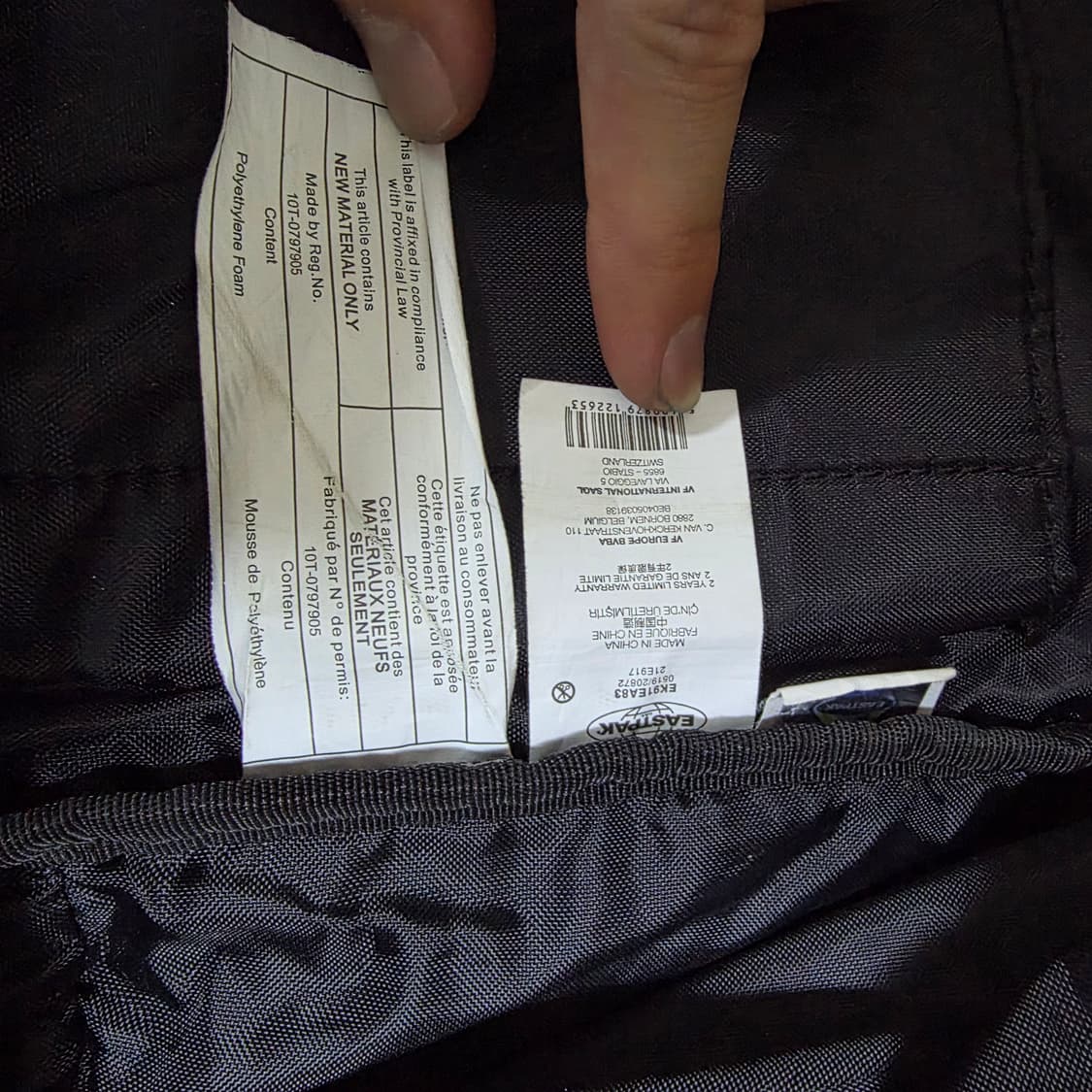 라프시몬스 이스트팩 백팩 단품 상품이미지3