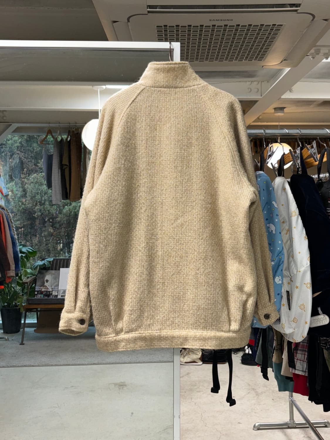 Silk road 베이지 울자켓 상품이미지2