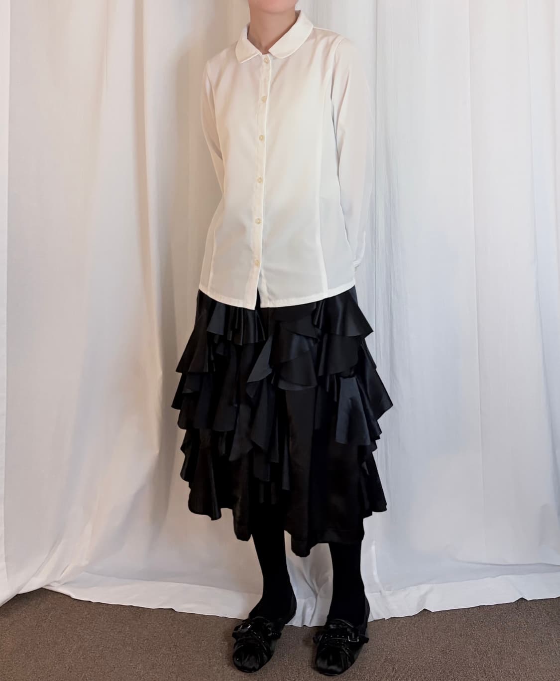 Minimal Blouse - White 상품이미지1