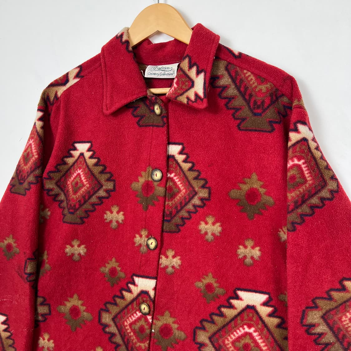 1990s Tradition Canada 플리스 셔츠 상품이미지3