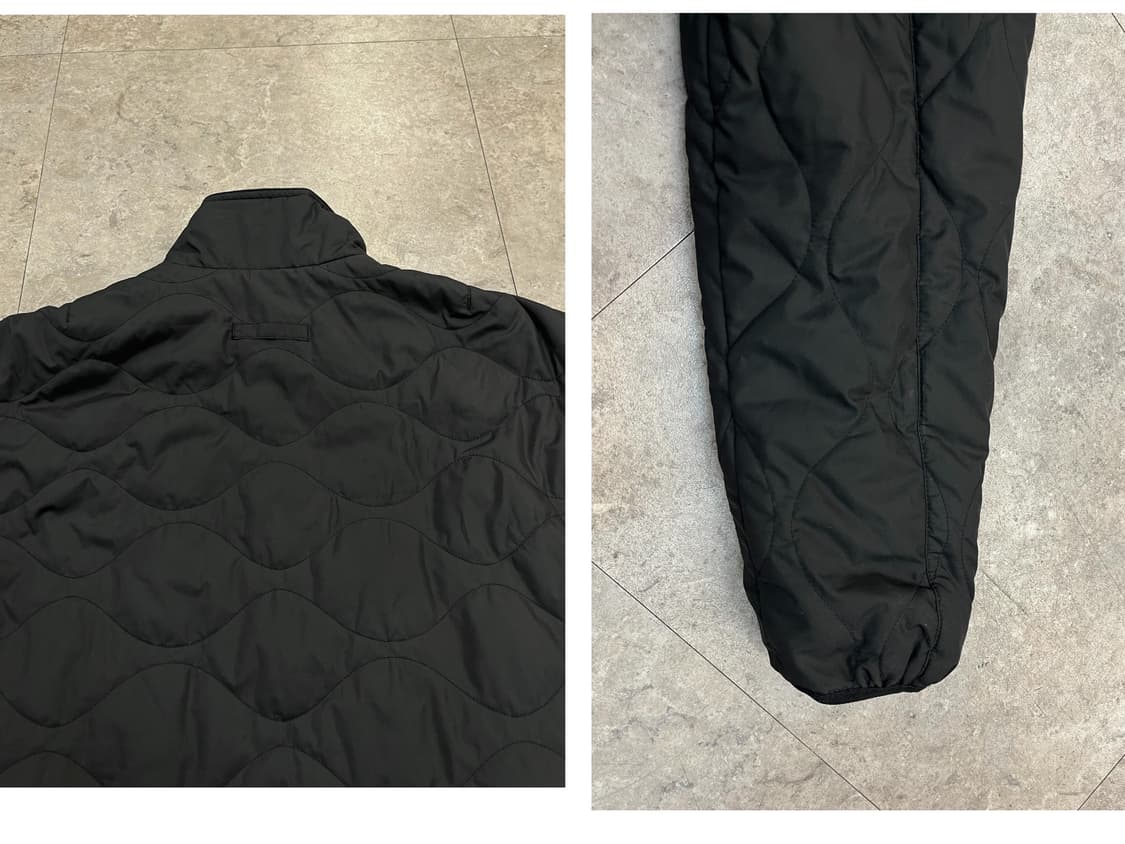 예일 리버시블 퀄팅 자켓 블랙/그레이 L #csz2214 상품이미지10