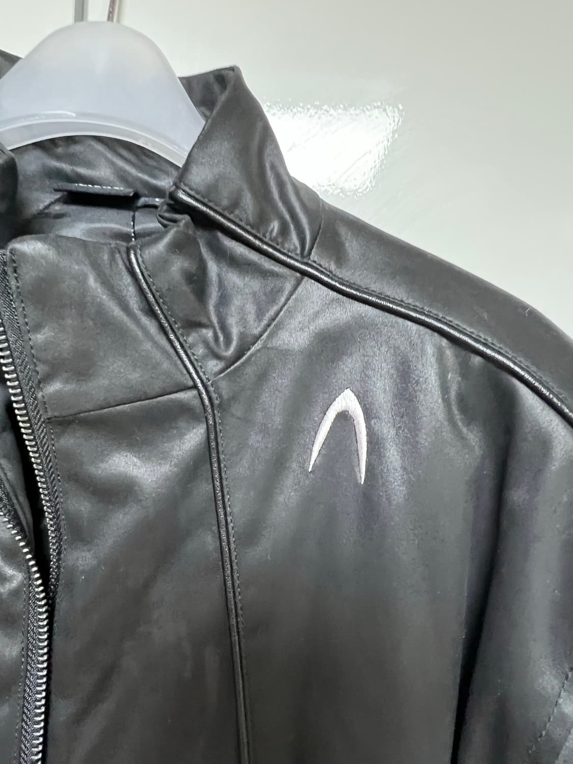 아캄 Piping Leather Blouson (Black) 1사이즈 상품이미지9