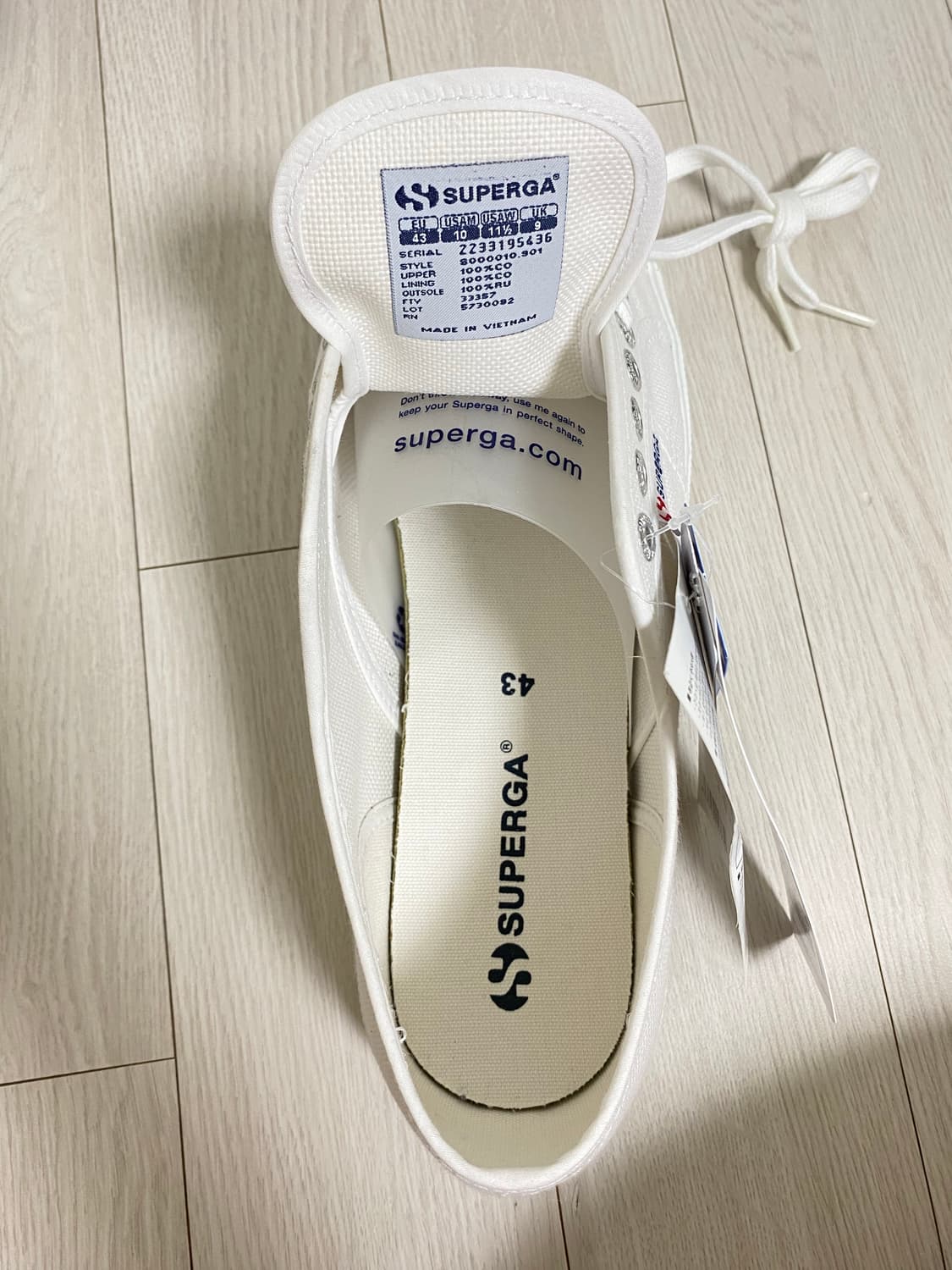 SUPERGA 2750 COTU CLASSIC WHITE 상품이미지8