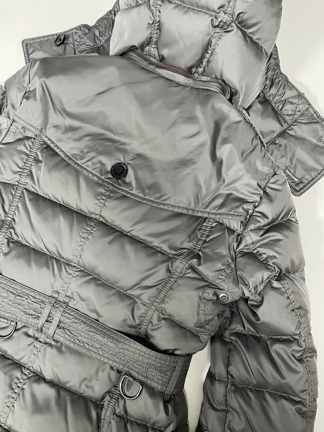 [M] 버버리 브릿 더블 브레스트 덕 다운 여성 패딩 코트 상품이미지7