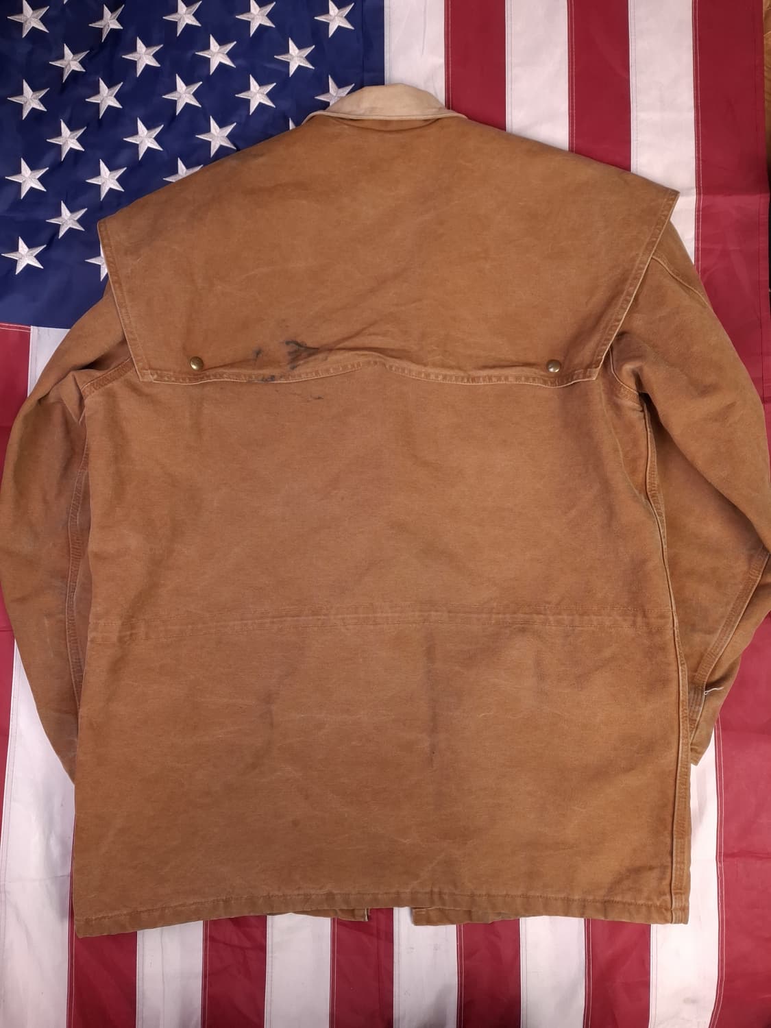 오리지날 90's 칼하트 덕 케이프 오버핏 코트 상품이미지9