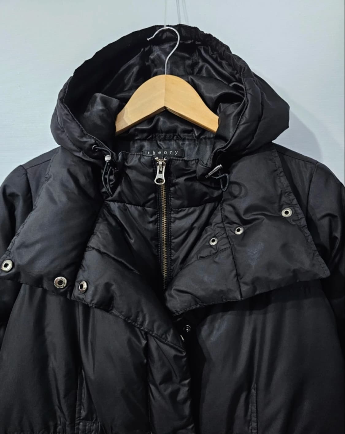 띠어리 블랙 퀼팅 롱패딩 M ~66 상품이미지3