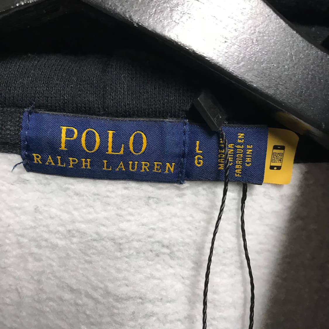 폴로 랄프로렌 QR 패치워크 후드티 L 상품이미지5