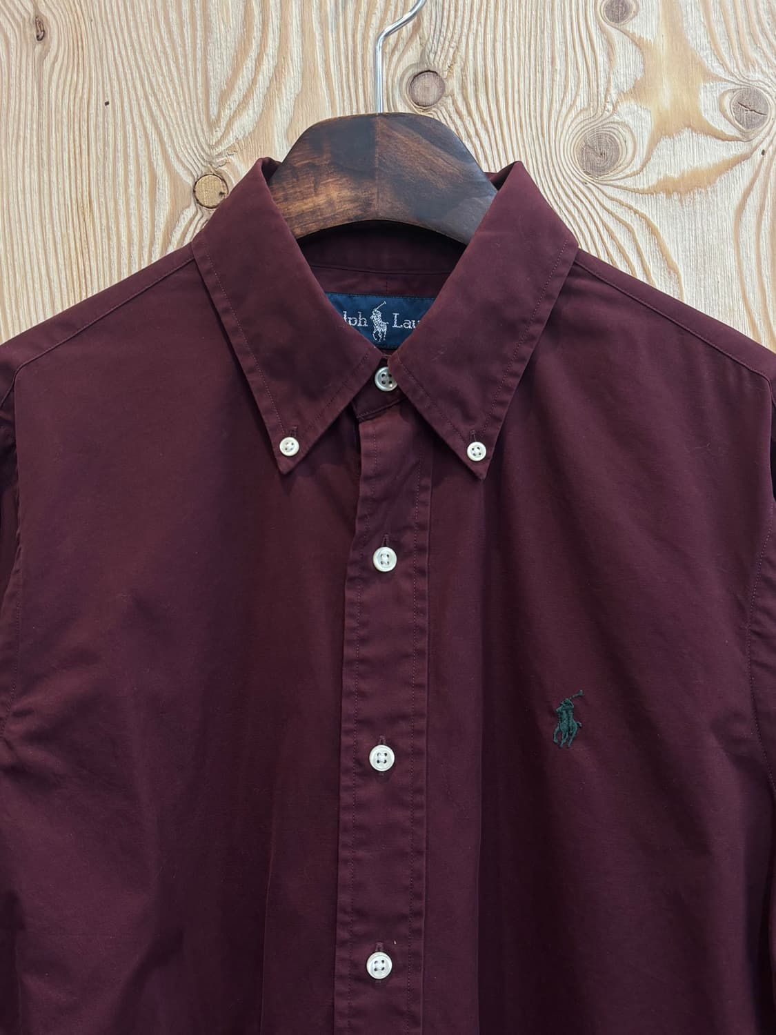 폴로 랄프로렌 셔츠 버건디 상품이미지2