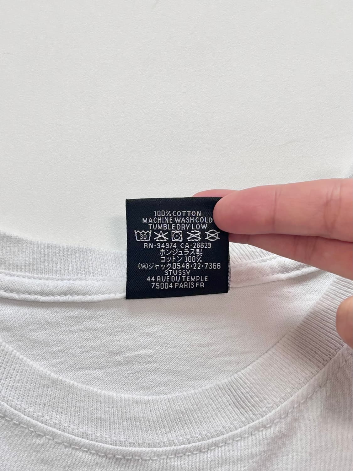 Stussy 스투시 화이트 월드투어 티셔츠 상품이미지8