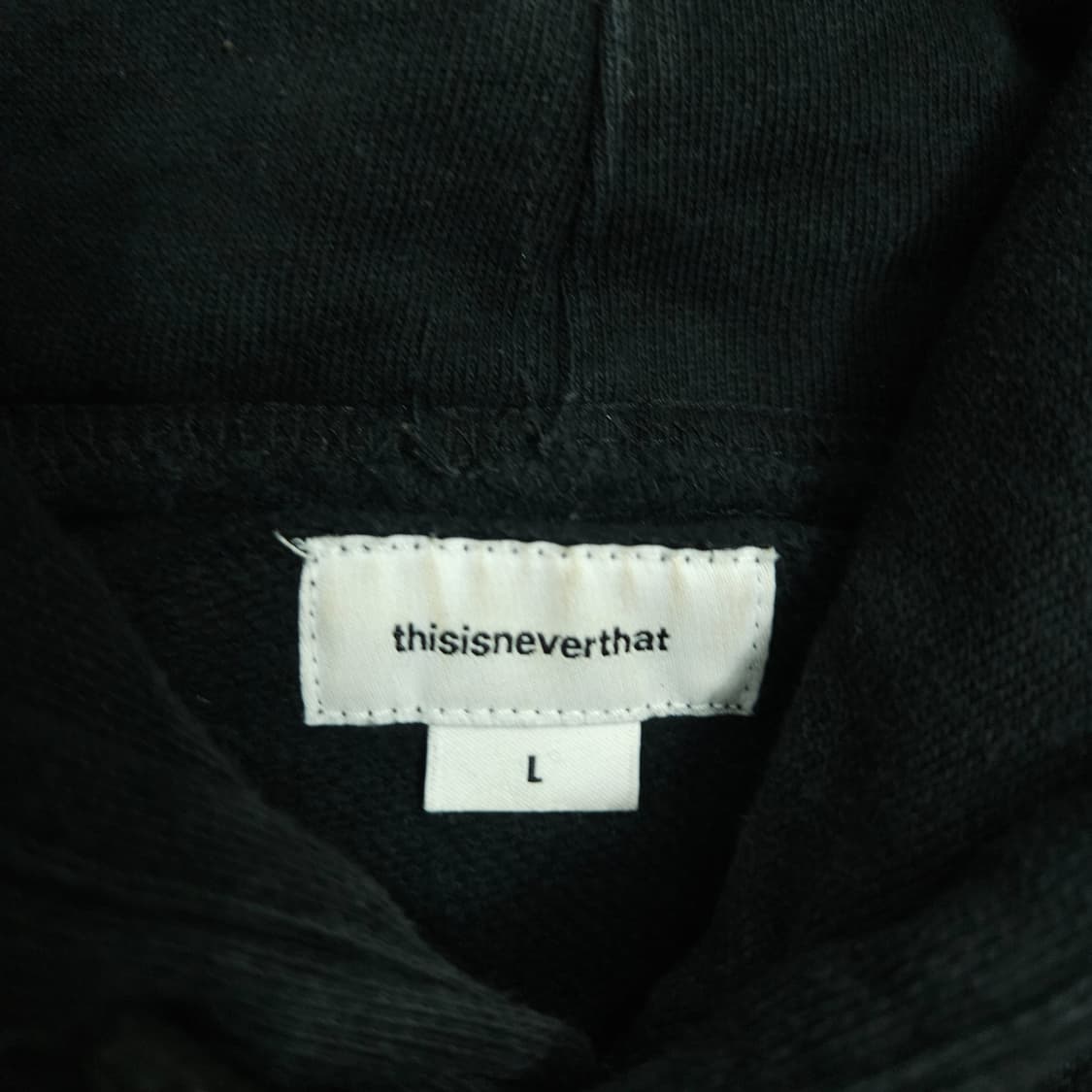 디스이즈네버댓 아치 로고 후드티 L 상품이미지5