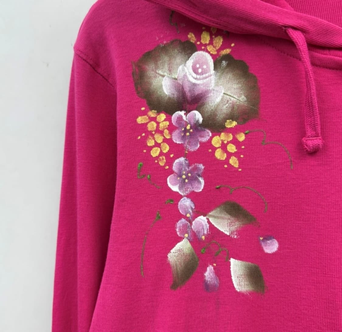 빈티지 플라워 프린팅 후드집업 상품이미지2