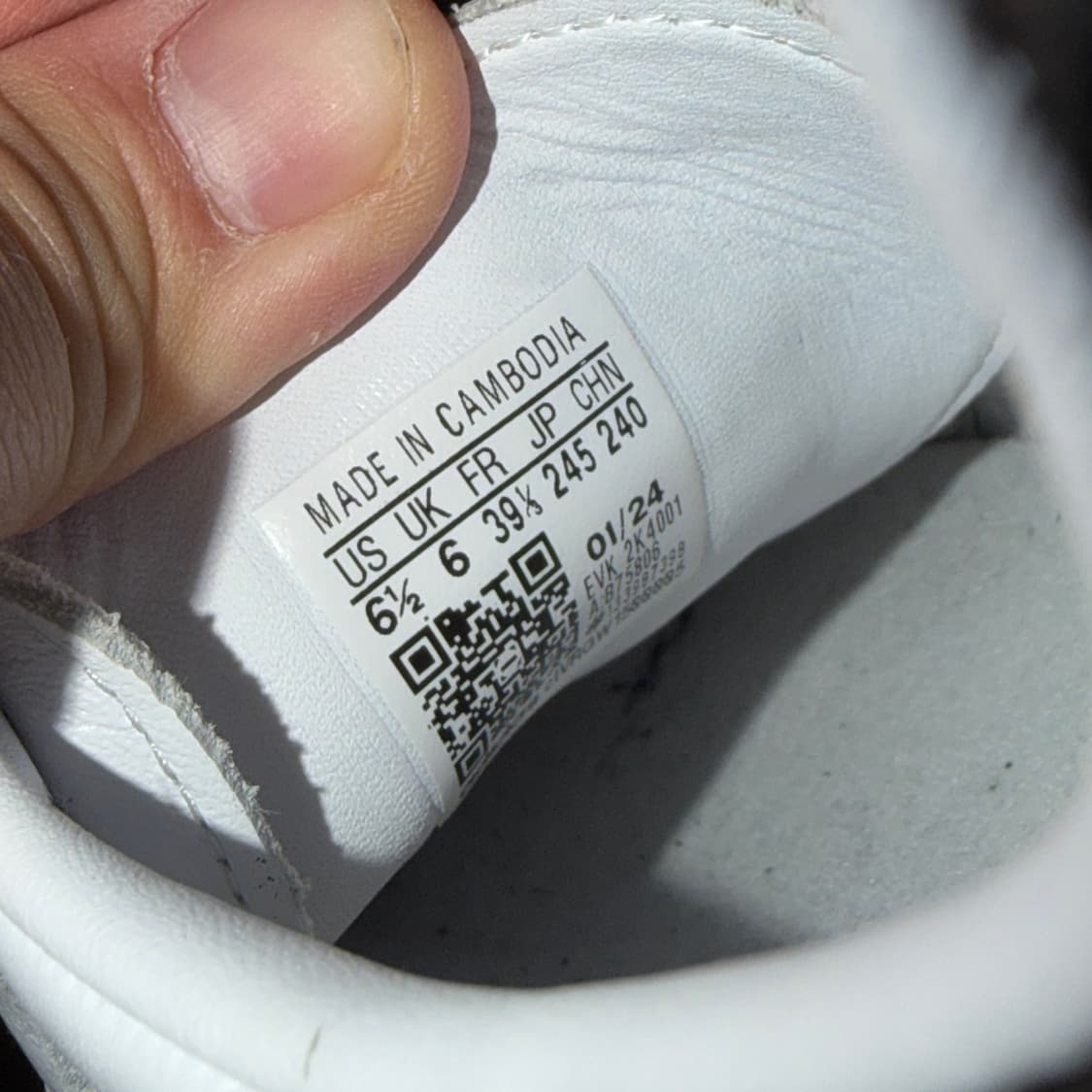 아디다스 쌈바 흰검 240-245 상품이미지8