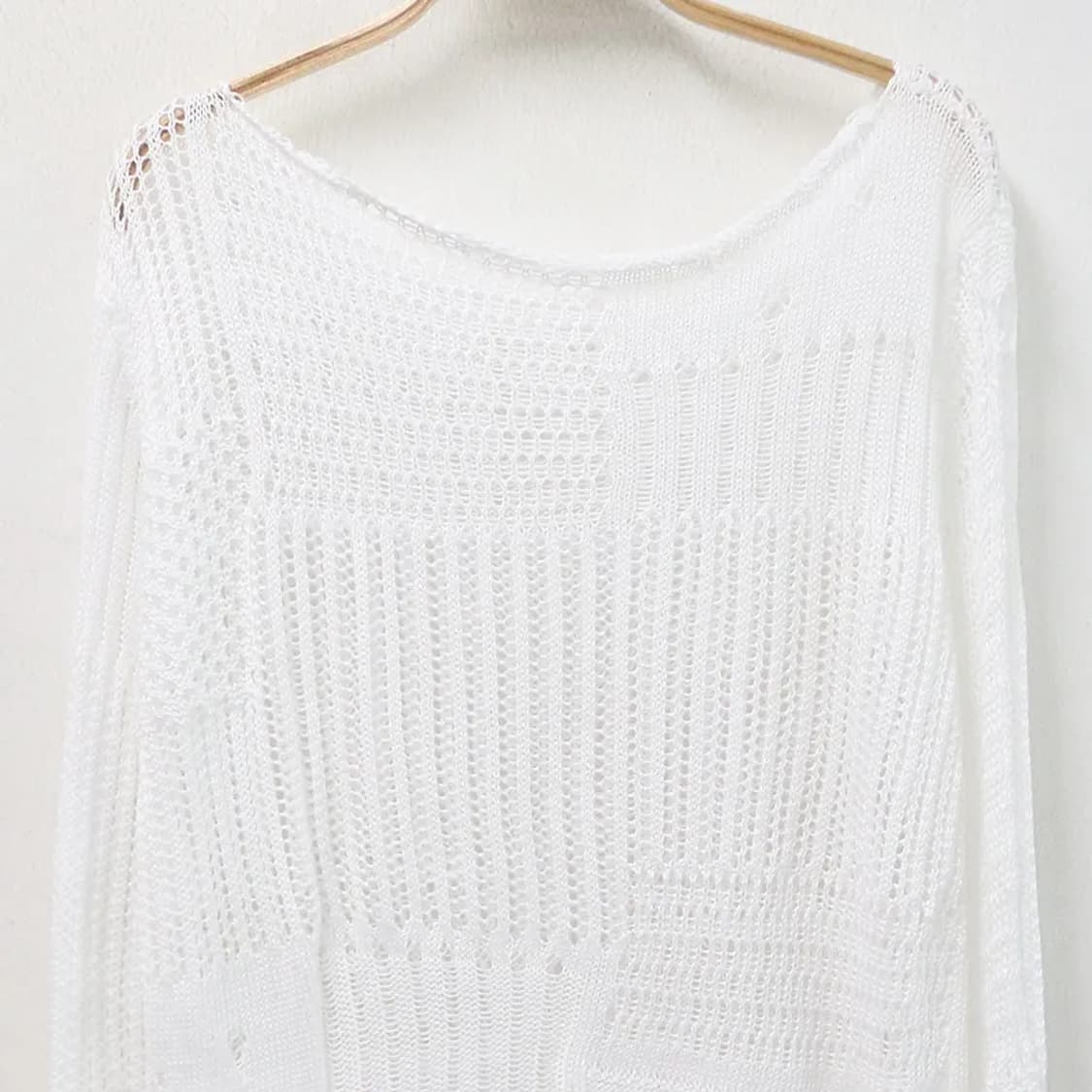 GEMEDA 펀칭 긴팔 니트 66884 상품이미지6