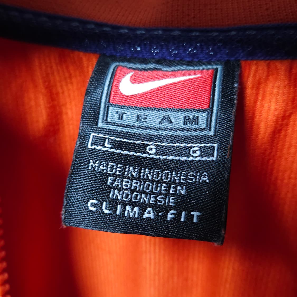 L ) 레어템 나이키 올드스쿨 클렘슨 아노락 바람막이 상품이미지4