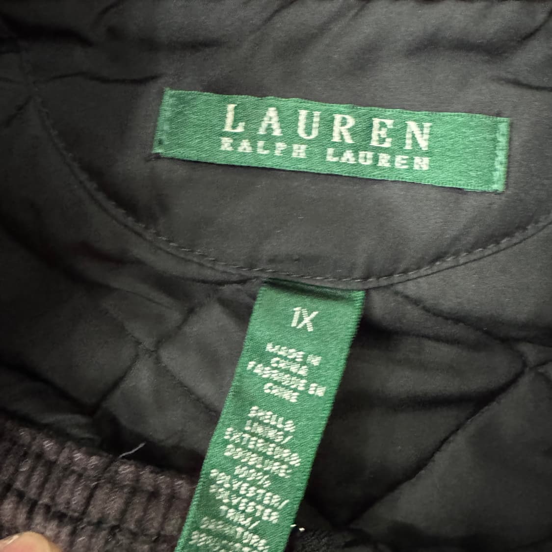 여성용 2XL 폴로 로렌 랄프로렌 오버핏 퀼팅 자켓  상품이미지6