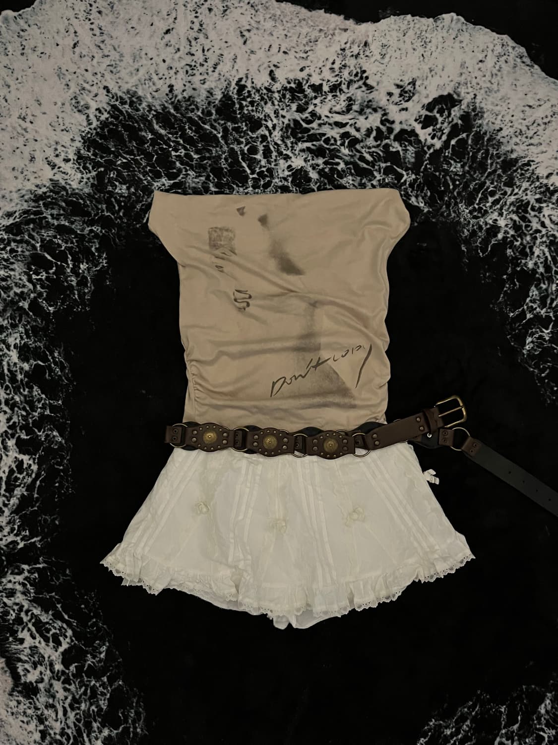 코디세트(오프숄더+레이스치마) 상품이미지1