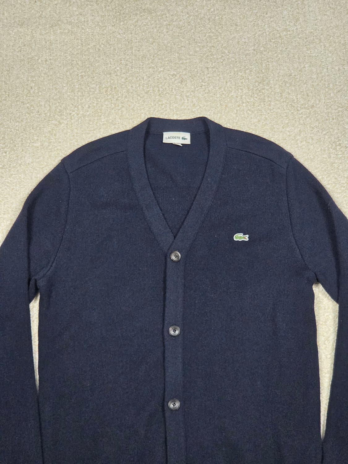 [라코스테] 브이넥 울 가디건 | 00272 상품이미지2