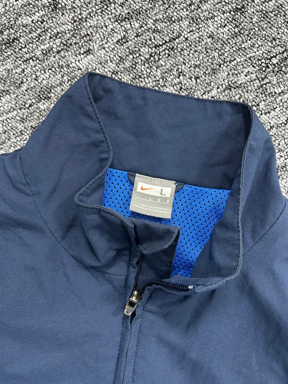 나이키 네이비 블루 배색 바람막이 L 상품이미지5