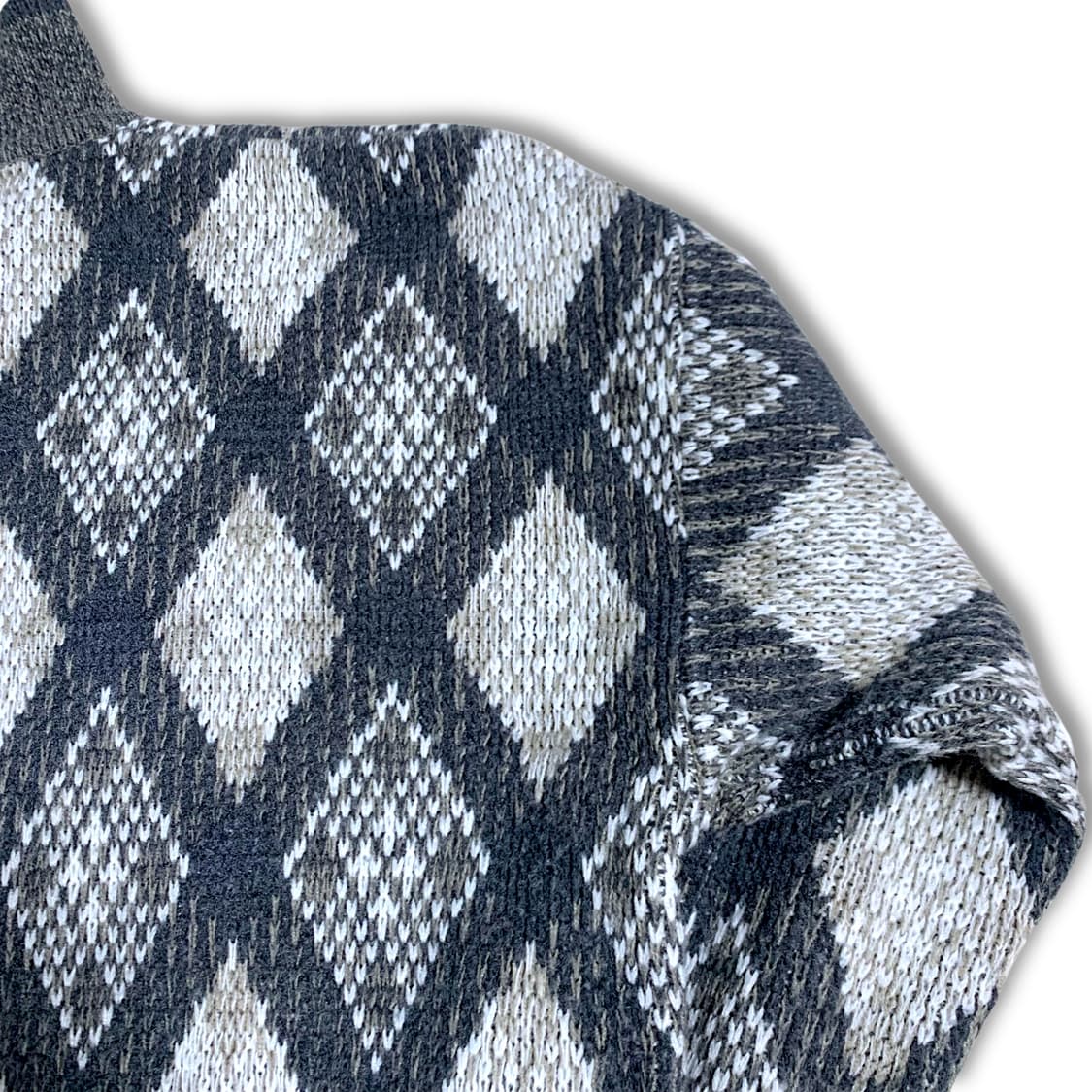 [XL] 90s Bugle Boy Argyle Knit  Sweater 상품이미지6