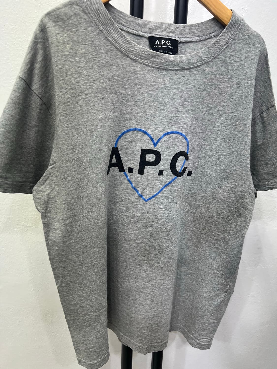 정품) APC 아페쎄 여성 오버핏 반팔티 XS 상품이미지2
